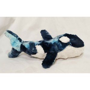 Whale Blue Tie Die Whale Plush Stuffed Animal 15"  World Plush